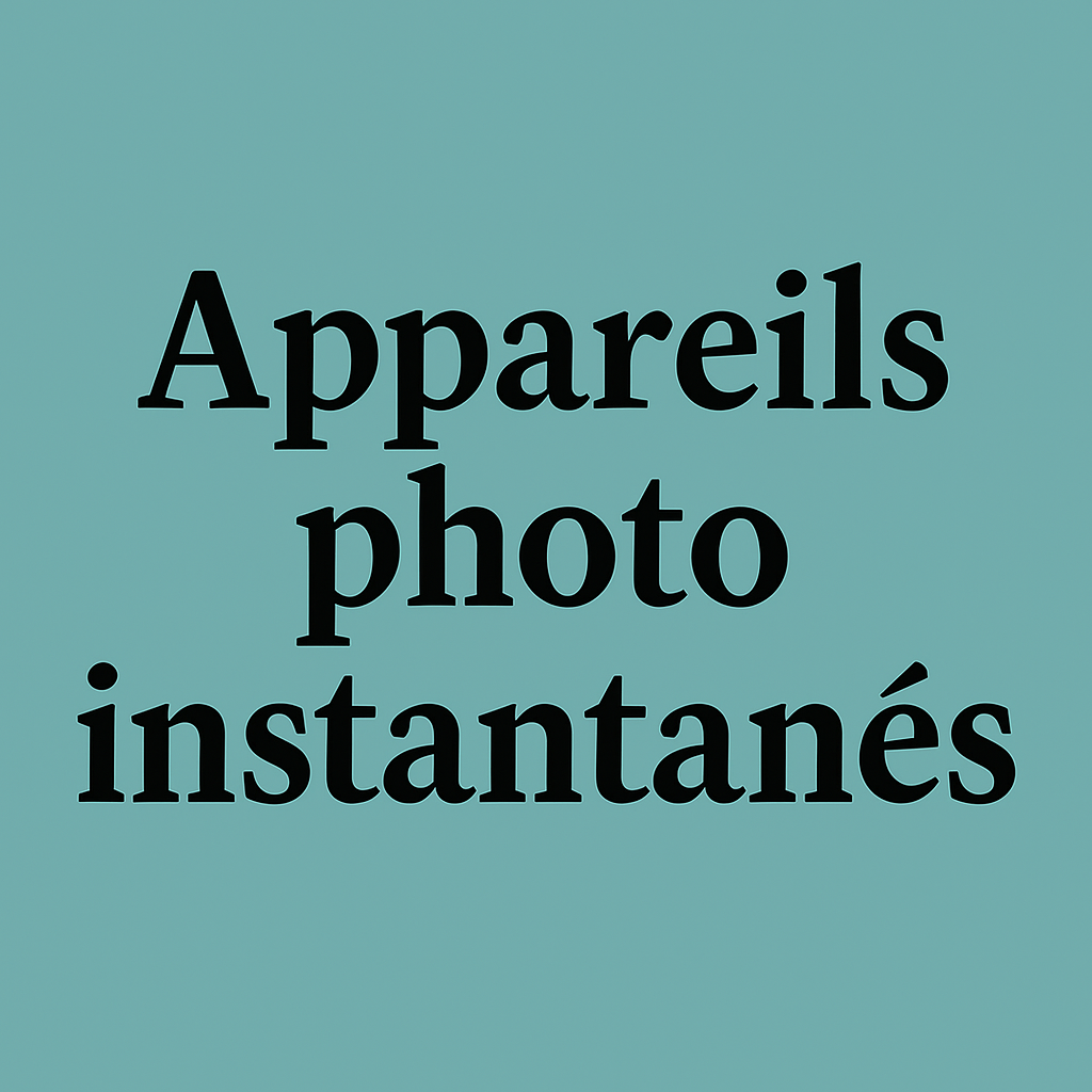 Appareils photo instantanés