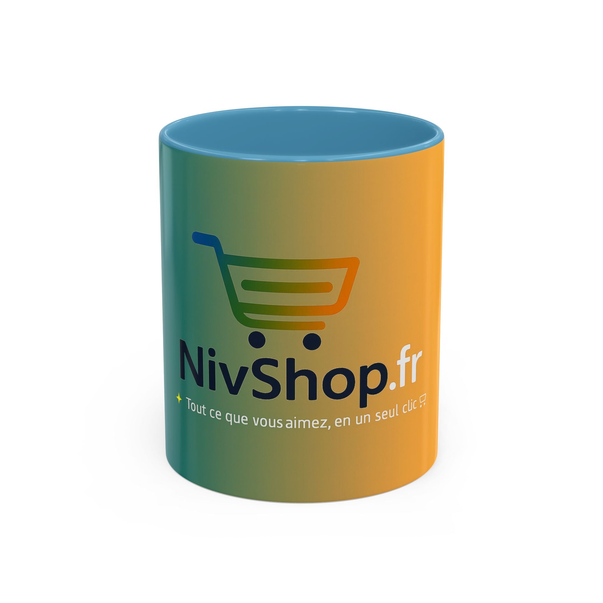 Mug Personnalisable Coloré en Céramique – Brillant & Moderne