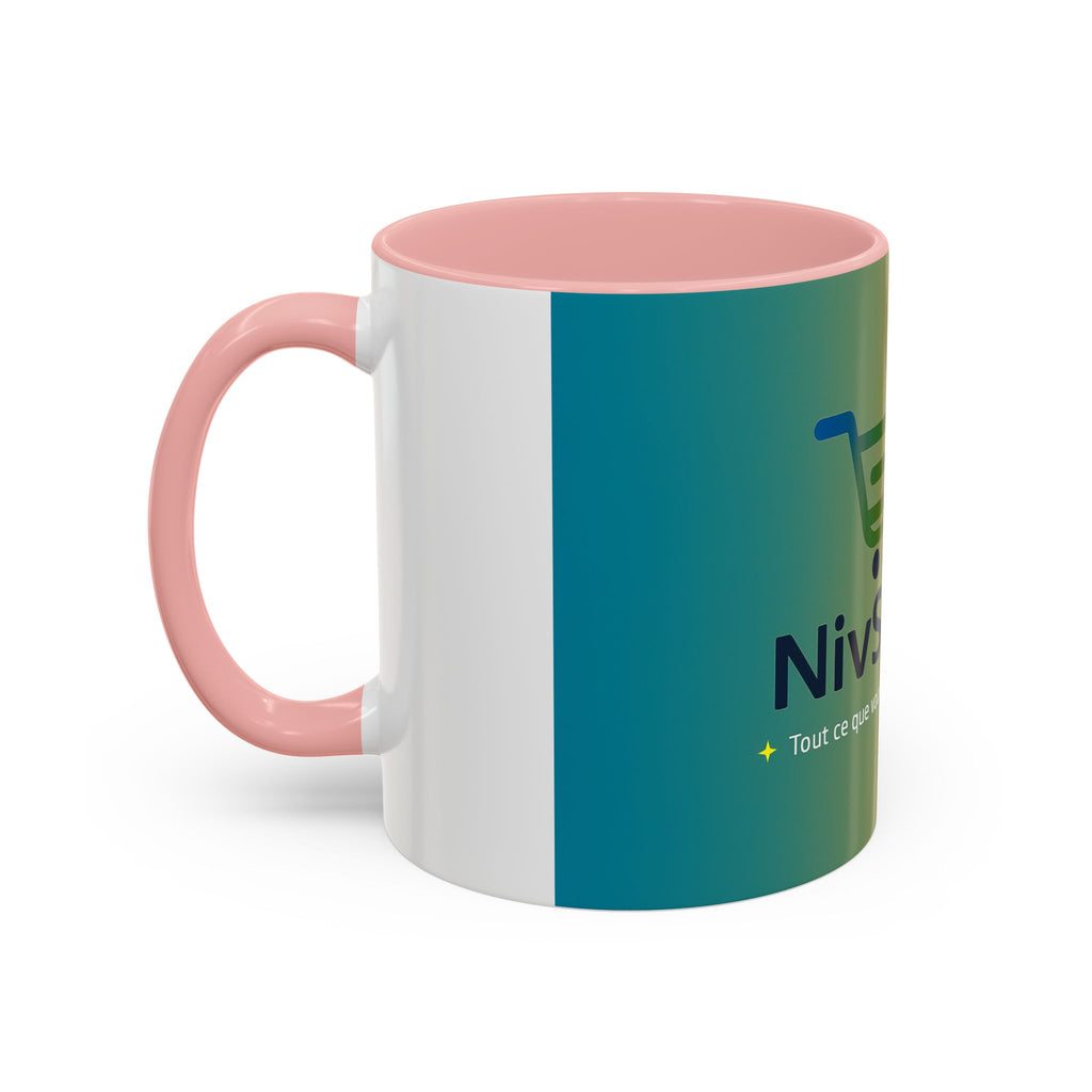 Mug Personnalisable Coloré en Céramique – Brillant & Moderne