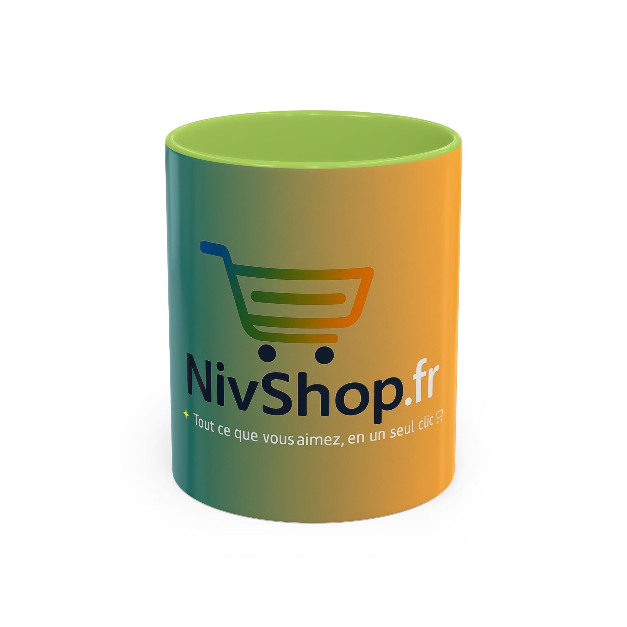 Mug Personnalisable Coloré en Céramique – Brillant & Moderne