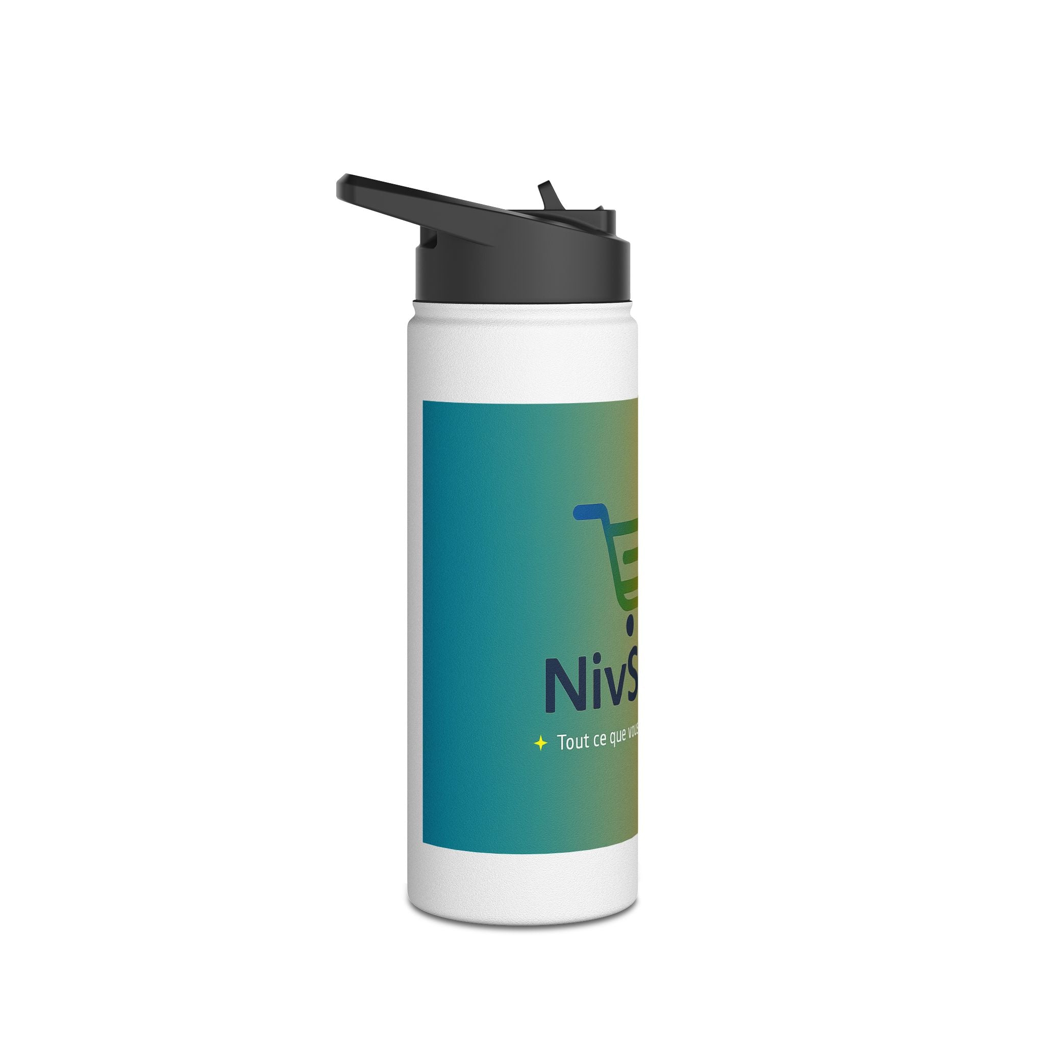 Gourde Isotherme Personnalisable en Acier Inoxydable – 24h Frais / 12h Chaud