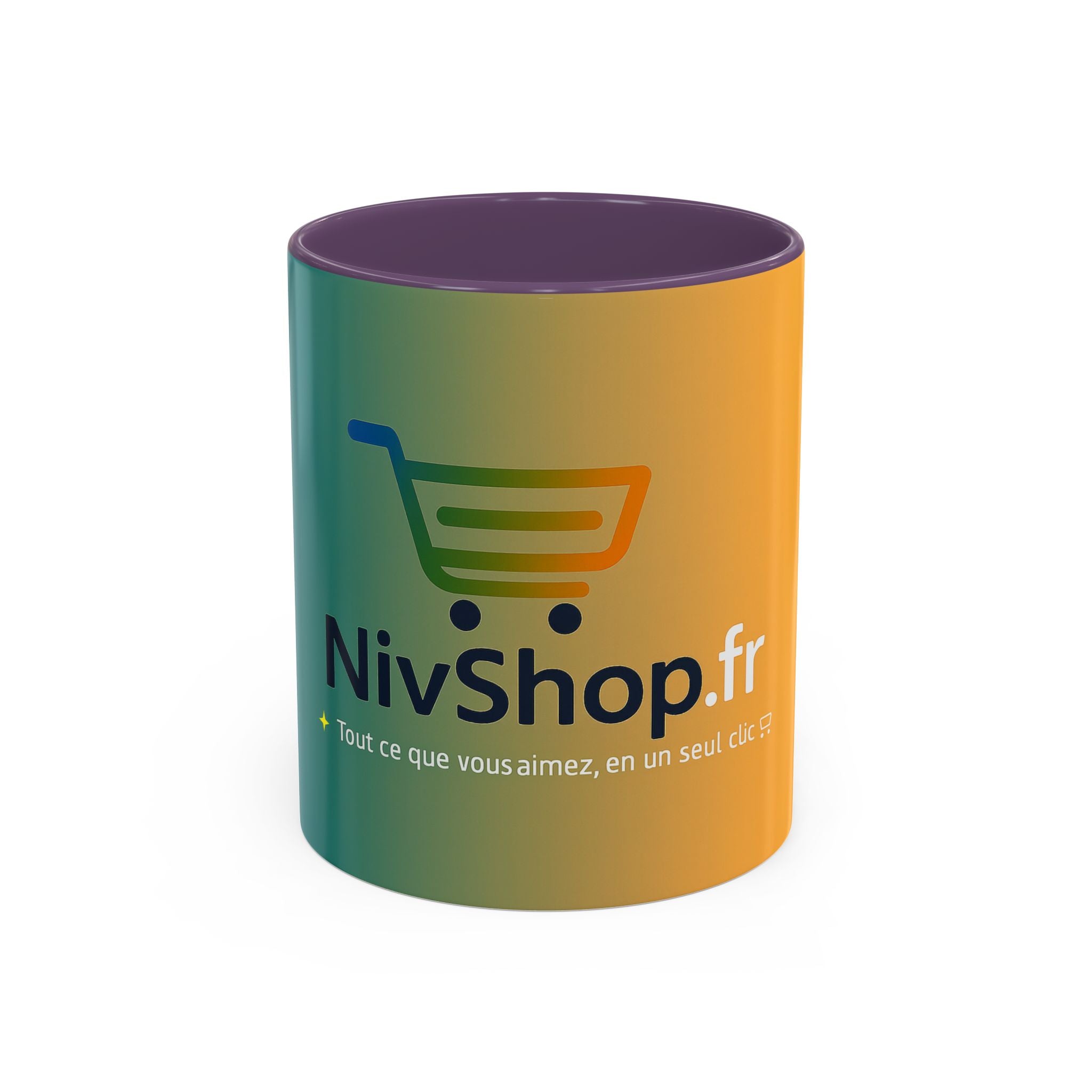 Mug Personnalisable Coloré en Céramique – Brillant & Moderne