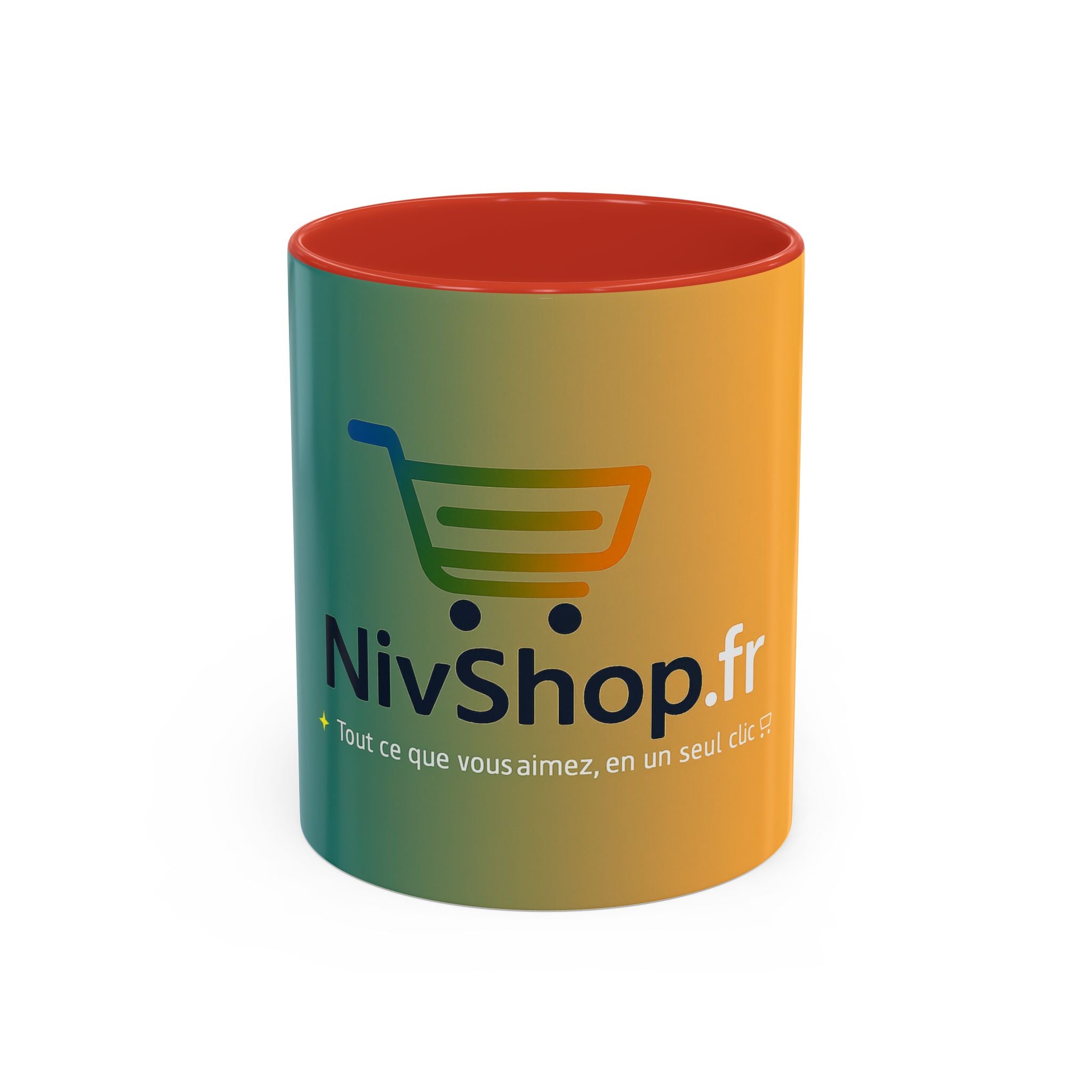 Mug Personnalisable Coloré en Céramique – Brillant & Moderne