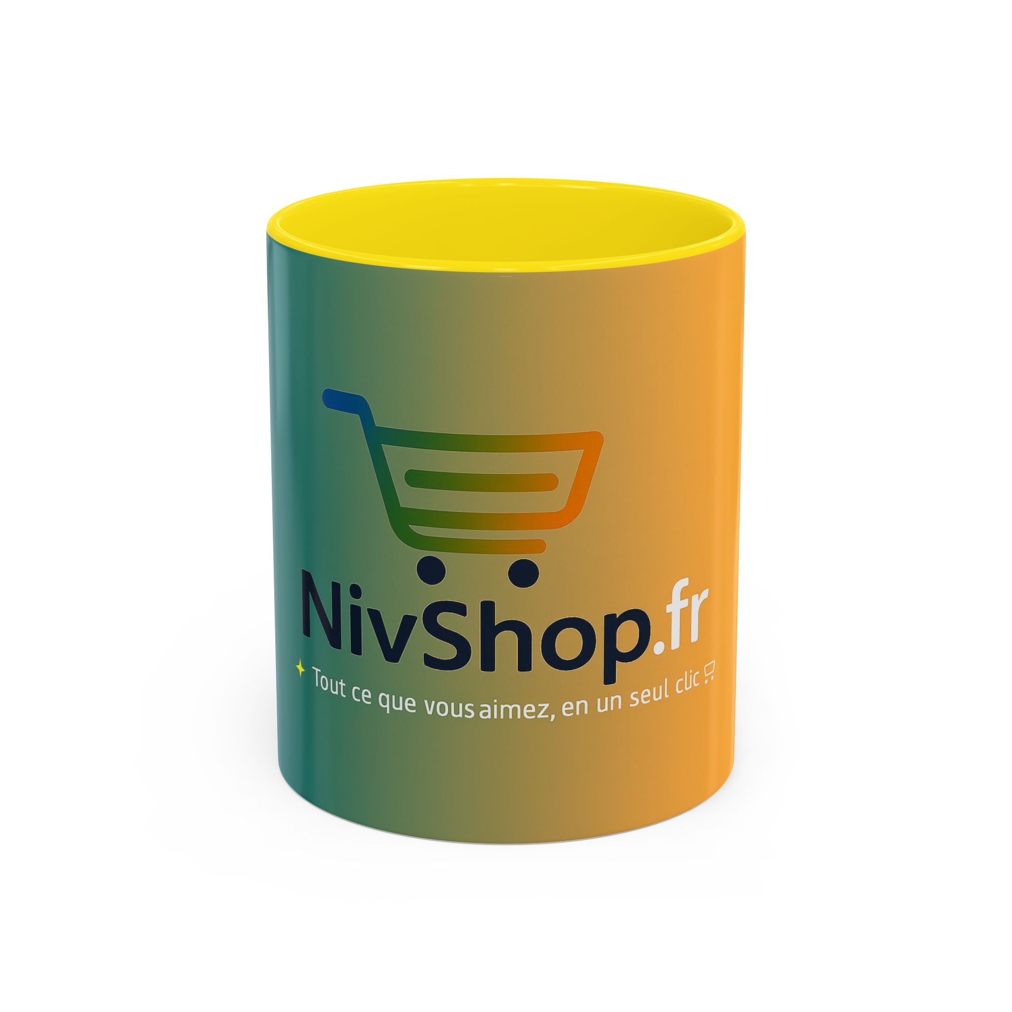 Mug Personnalisable Coloré en Céramique – Brillant & Moderne