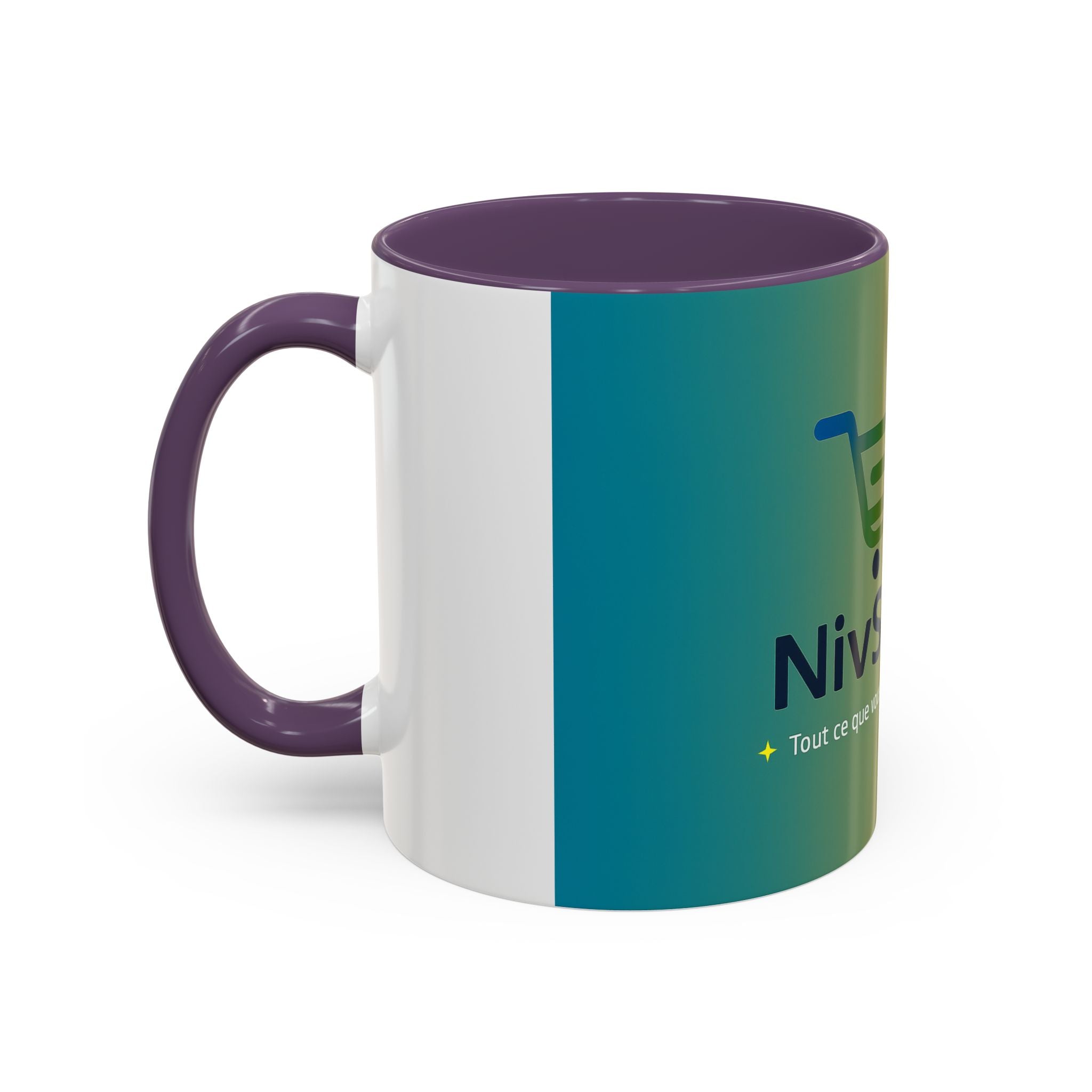 Mug Personnalisable Coloré en Céramique – Brillant & Moderne
