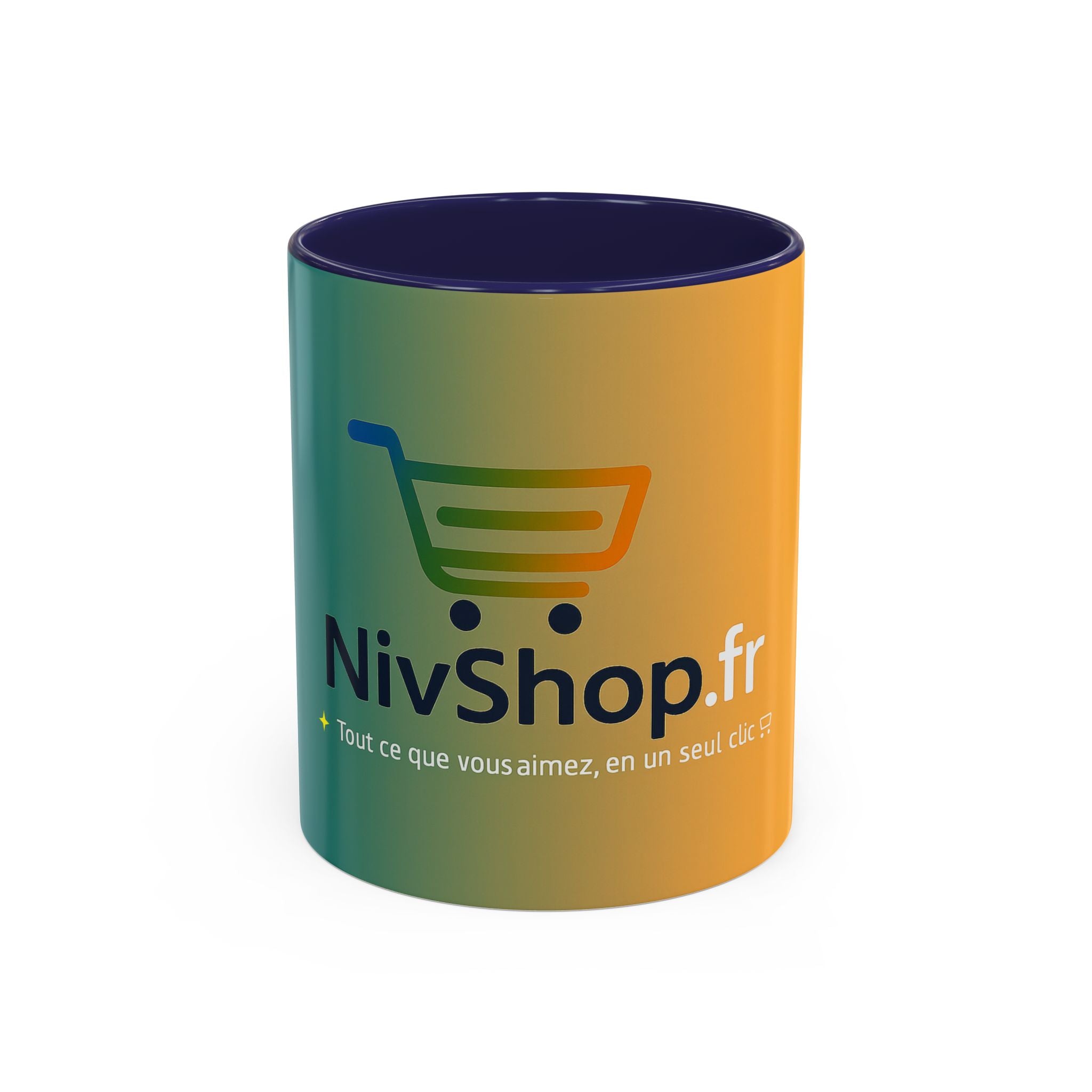 Mug Personnalisable Coloré en Céramique – Brillant & Moderne