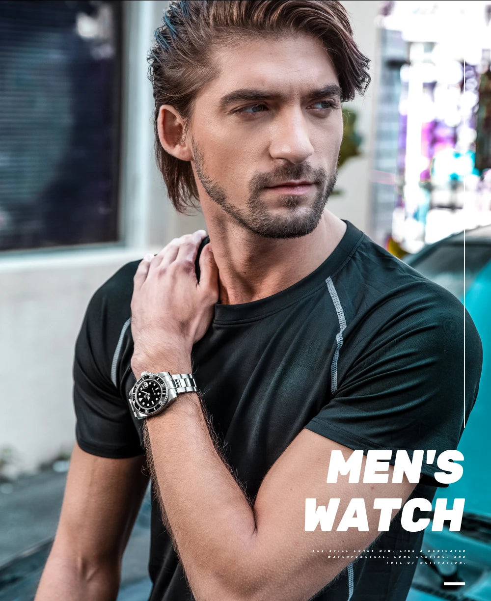 Montre Homme Quartz – ADDIESDIVE Acier Inoxydable 200 m Étanche (Sport / Plongée)