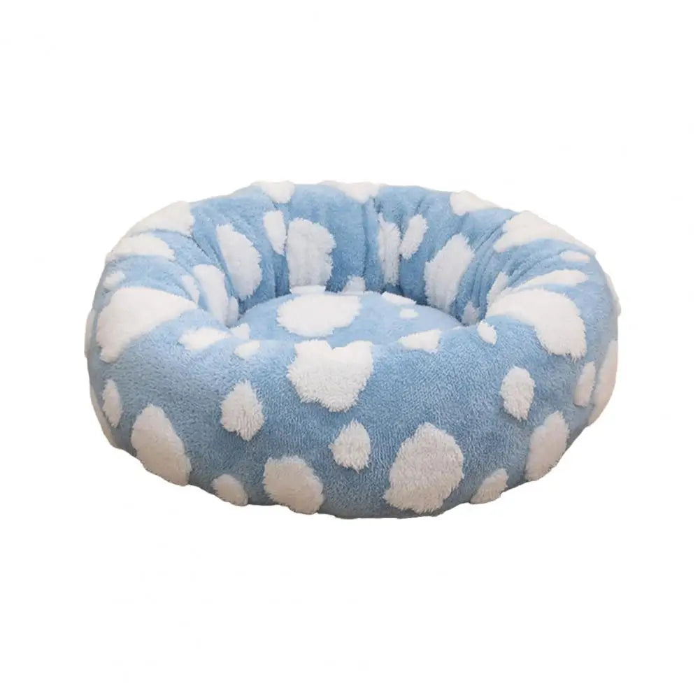 Panier donut apaisant antidérapant pour chien et chat