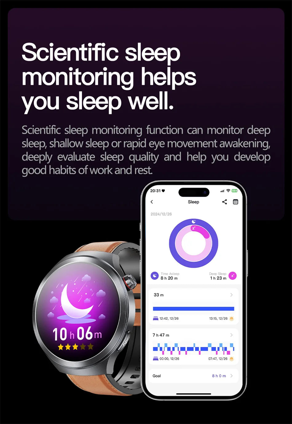 Montre Connectée ECG Health 2025 – Analyse Santé & Diagnostic Intelligent AI