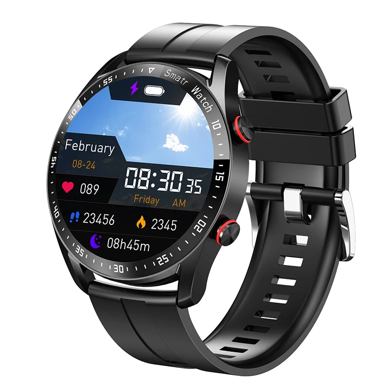 Montre Connectée Bluetooth ChiBear – Écran Rond HD 1.28’’ (IP67)