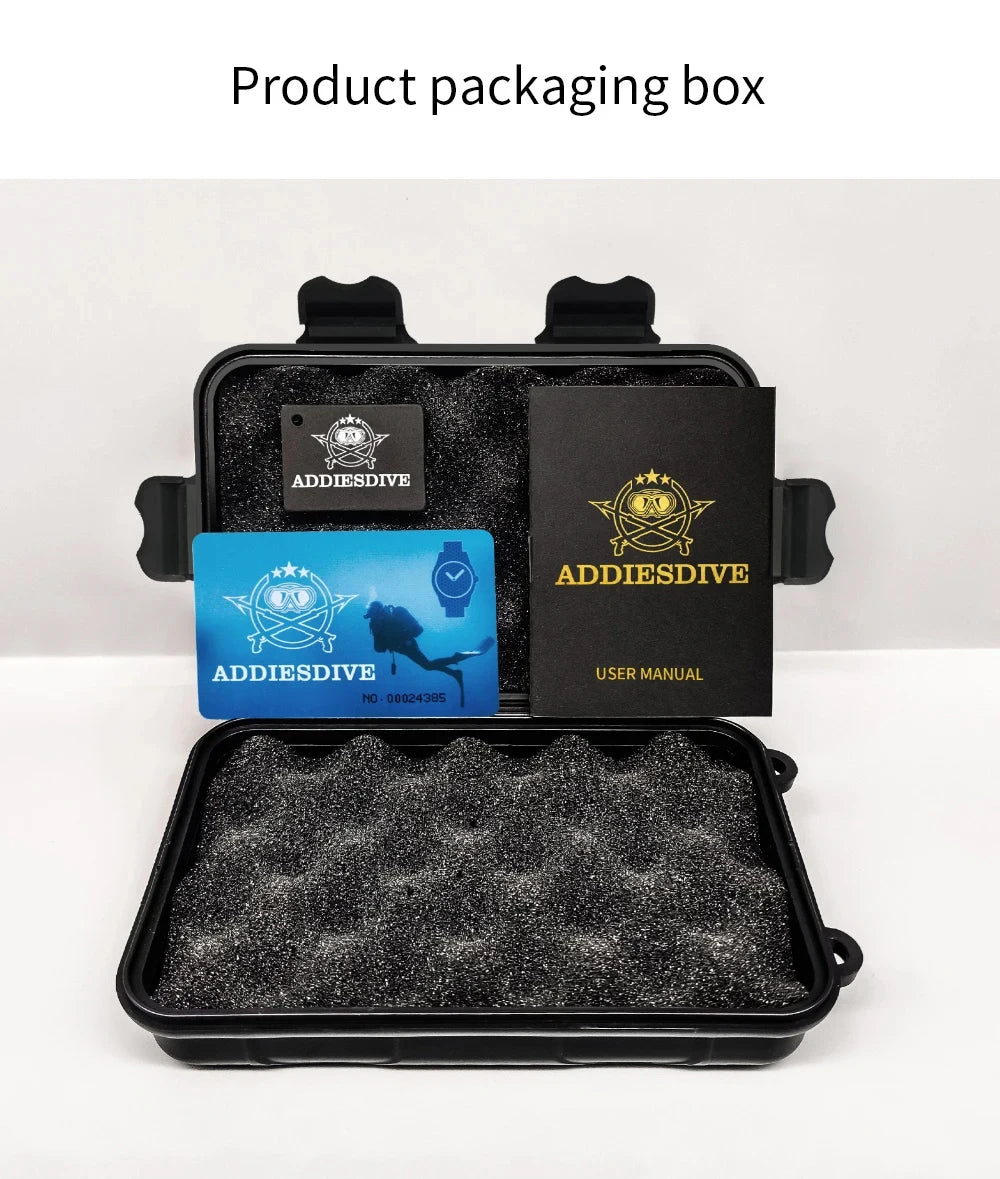 Montre Homme Quartz – ADDIESDIVE Acier Inoxydable 200 m Étanche (Sport / Plongée)