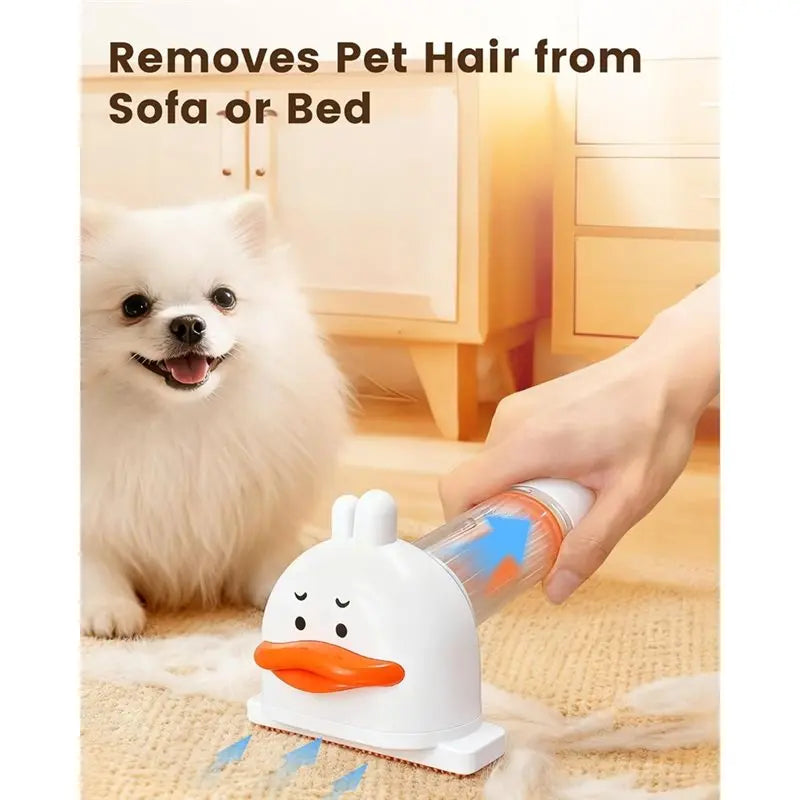 Brosse aspirante auto-nettoyante pour chien — anti-mue et sous-poil