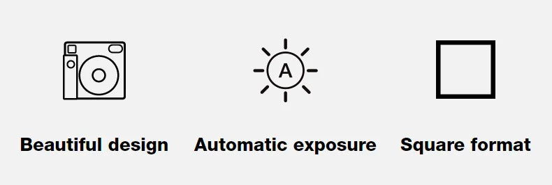 Fujifilm Instax SQ1 – Appareil Photo Instantané Format Carré (Couleurs & Packs Film)