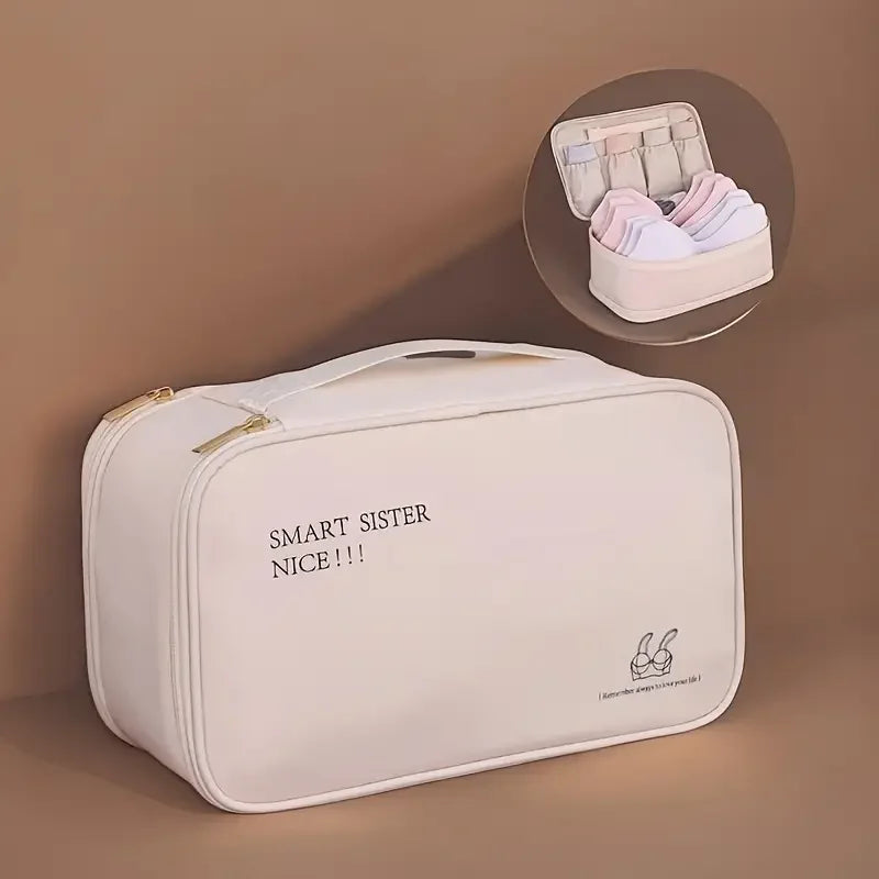 Sac de Rangement pour Sous-vêtements de Voyage – Double Couche & Imperméable