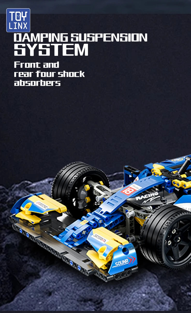 ToylinX – Voitures de Course RC & Kits MOC (455 à 1161 pièces)