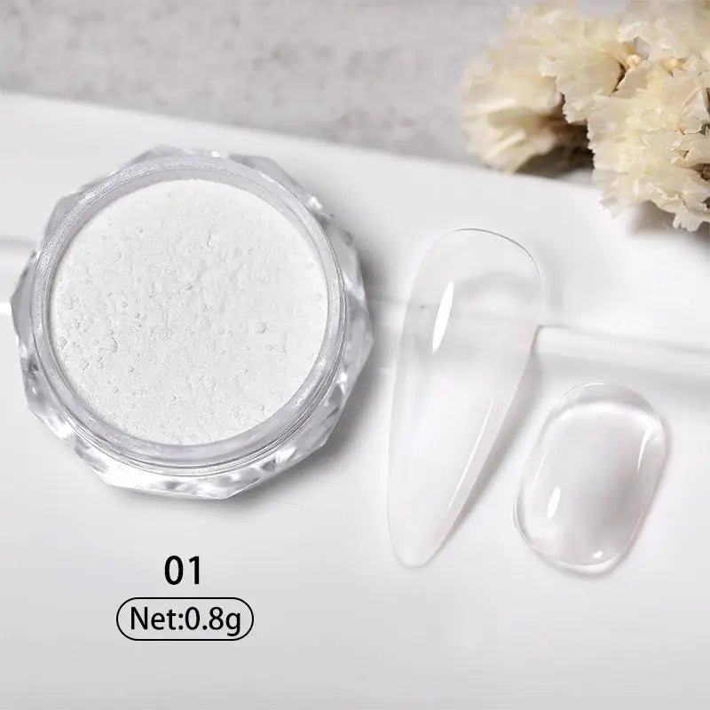 Poudre effet miroir – Nail Art Chromé Professionnel