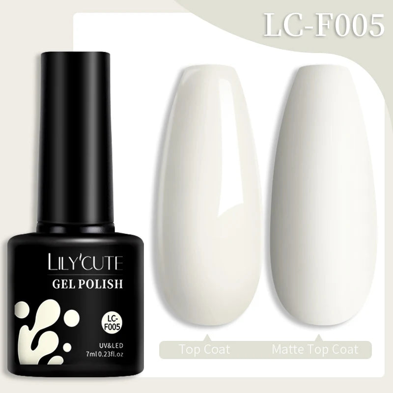 Vernis Gel LILYCUTE 7ml – Brun Foncé Collection Automne/Hiver – Brillance & Élégance Longue Tenue
