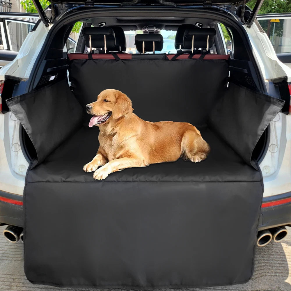 Housse de protection voiture imperméable 600D pour chien — siège et coffre