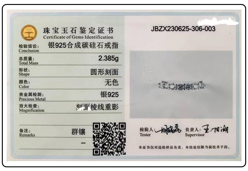 Alliance Moissanite Éternité D VVS1 – Argent S925 & Or 18 K