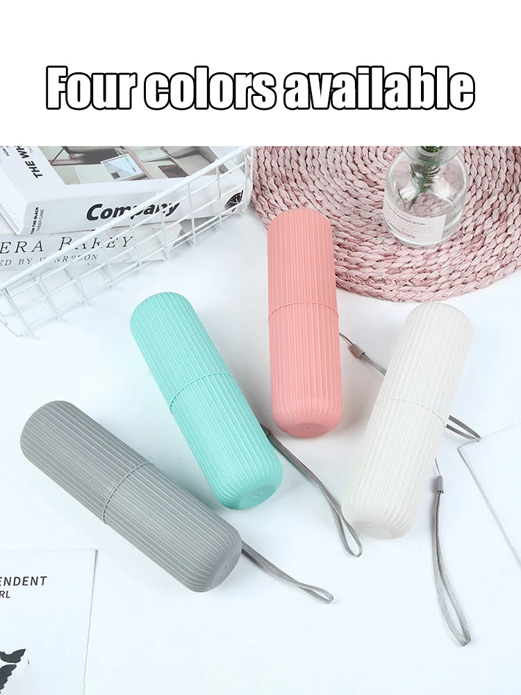 Boîte de Brosse à Dents de Voyage – Gobelet Portatif & Organisateur à Dentifrice
