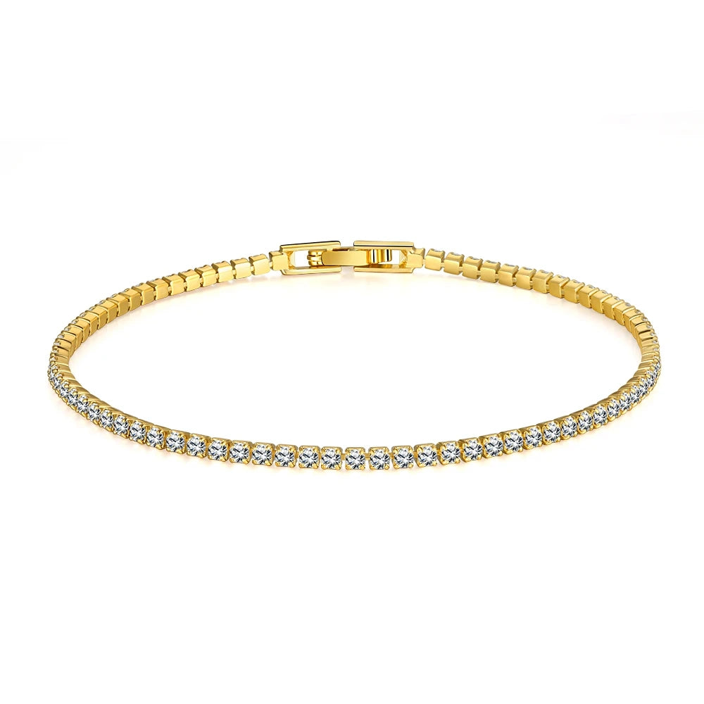 Bracelet Tennis Moissanite D VVS – Argent 925 – Test Diamant – Luxe Femme