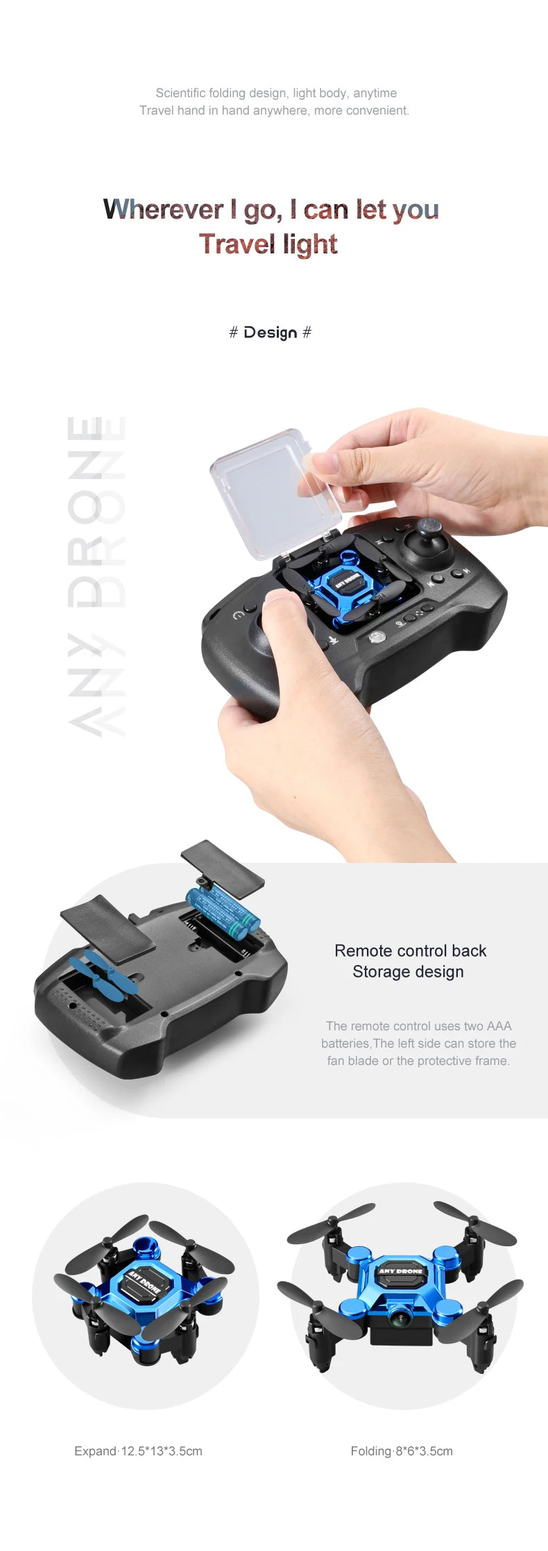 Drone K04 Mini – Pliant Ultra-Léger | Version 4K ou Sans Caméra | Photographie Aérienne