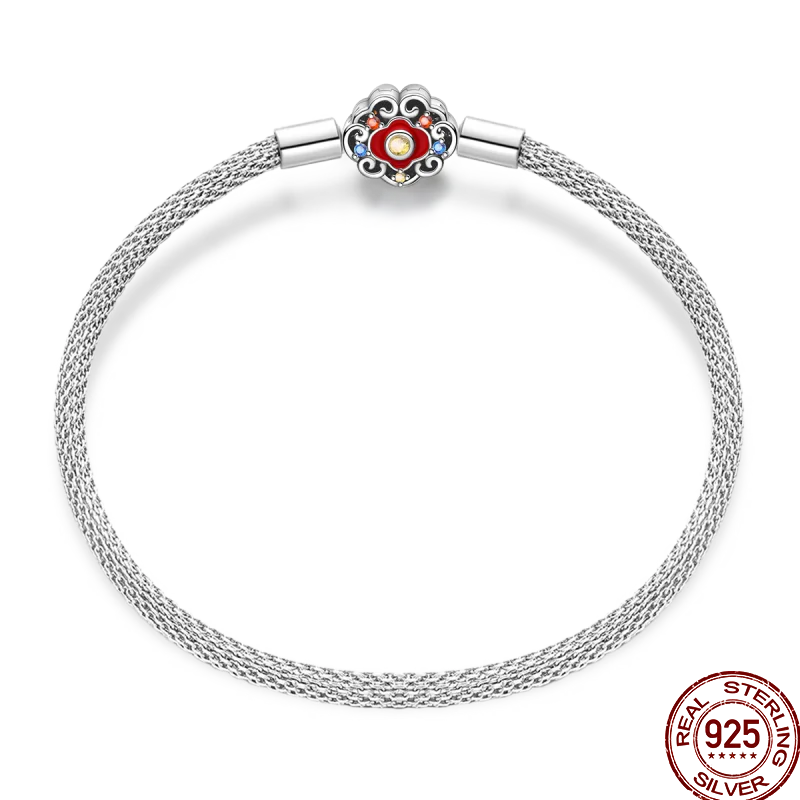 Bracelet en Argent 925 – Cœur Pavé Zircone & Infinity – 17 à 20 cm