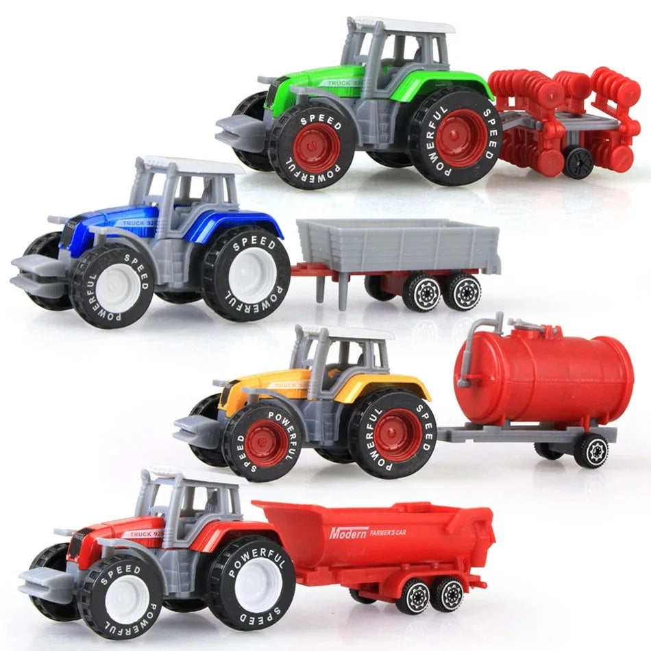 Mini Tracteur Agricole en Alliage – Modèle 1:64 pour Enfants
