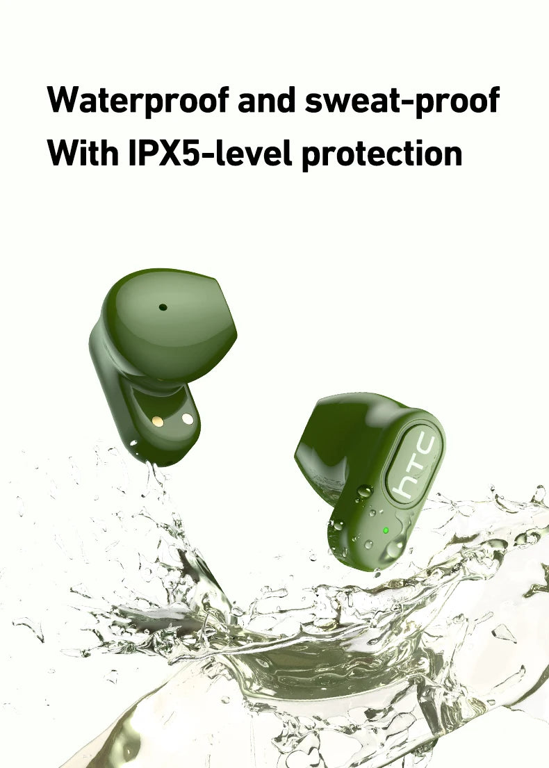 HTC NE51 – Écouteurs Bluetooth TWS Traducteur AI Ultra-Légers