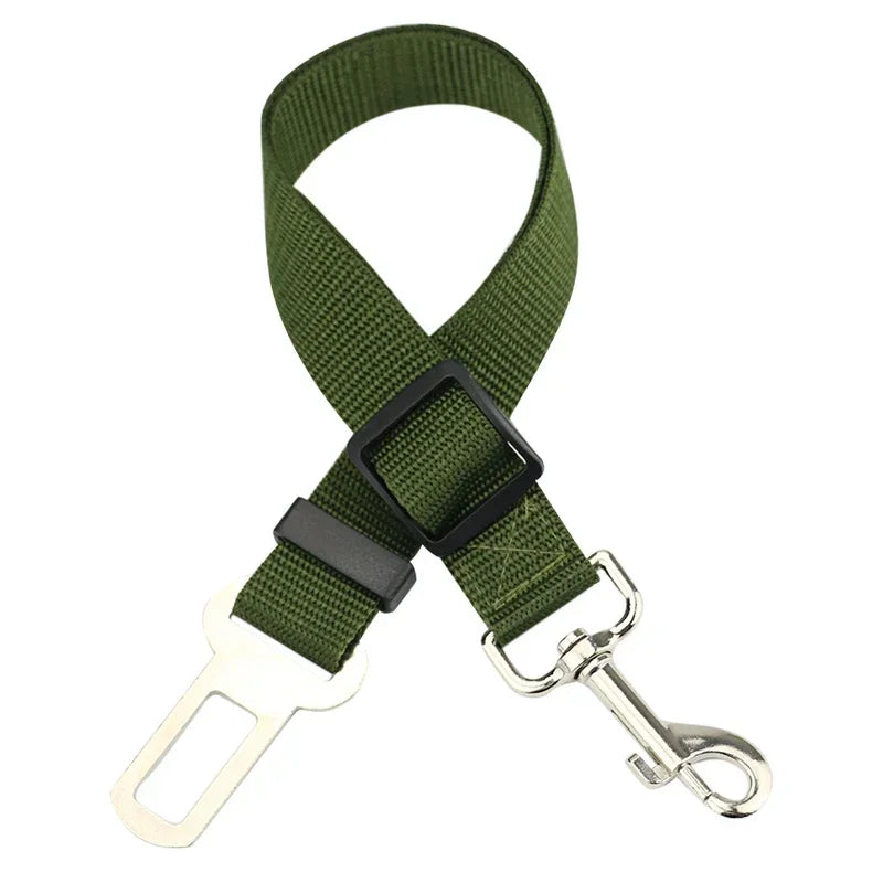 Ceinture de sécurité voiture réglable pour chien — attache harnais