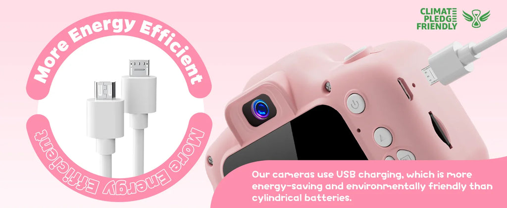 Caméra Enfant 20MP HD – Écran 2.0" + Vidéo 1080P + Selfie – Coque Silicone & Carte 32 Go