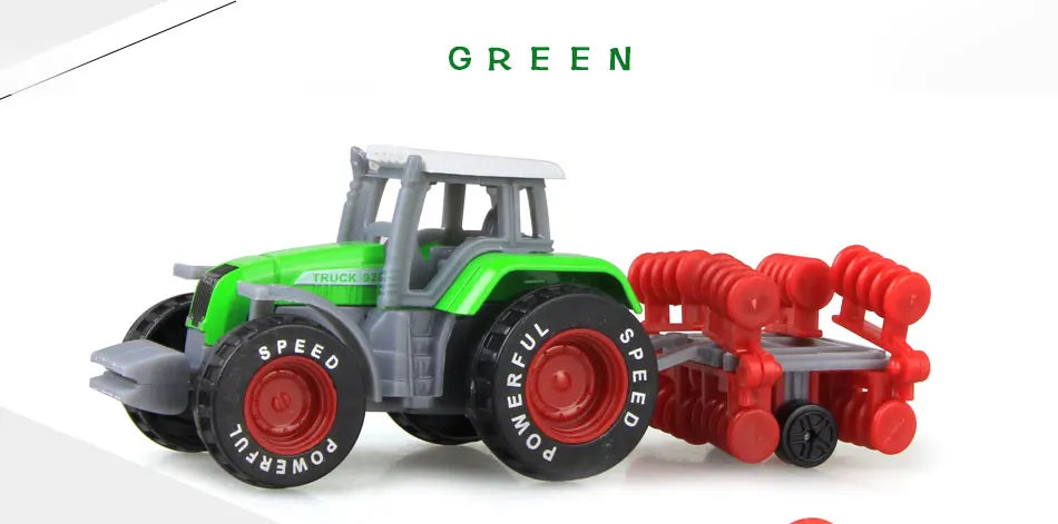 Mini Tracteur Agricole en Alliage – Modèle 1:64 pour Enfants