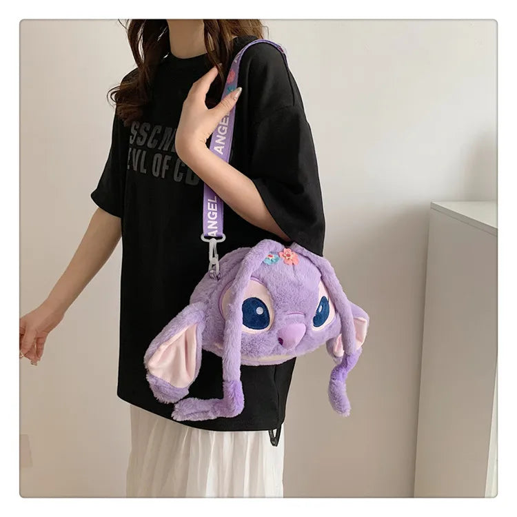 Sac à Dos en Peluche Stitch – Ultra Mignon (26 × 19 × 5 cm)