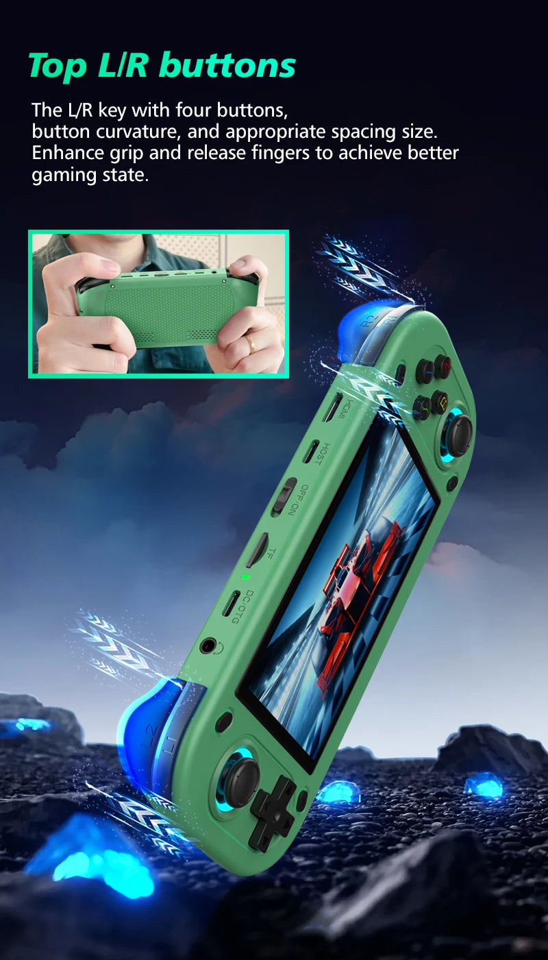 Console de jeu portable rétro R43S – 15 000+ jeux intégrés