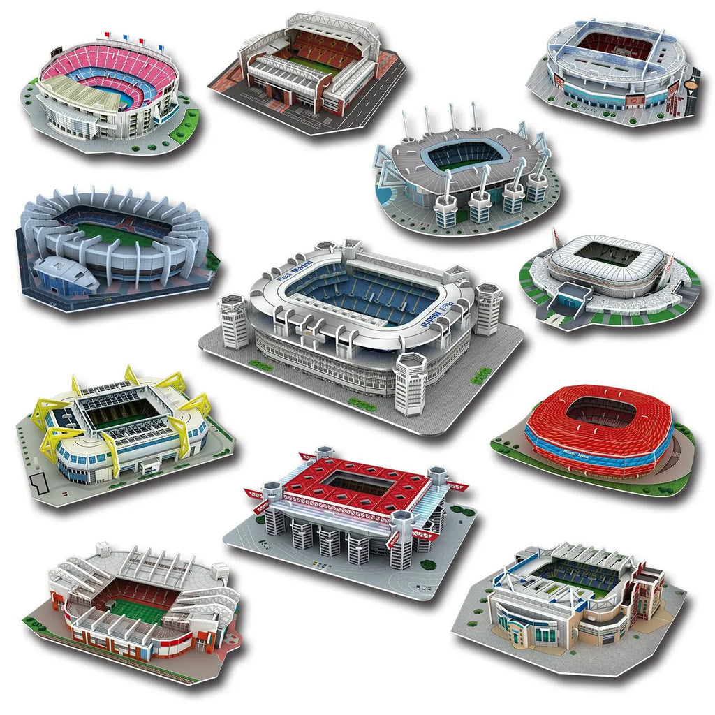 Terrain de Football Miniature 3D – Puzzle DIY • Stades du Monde