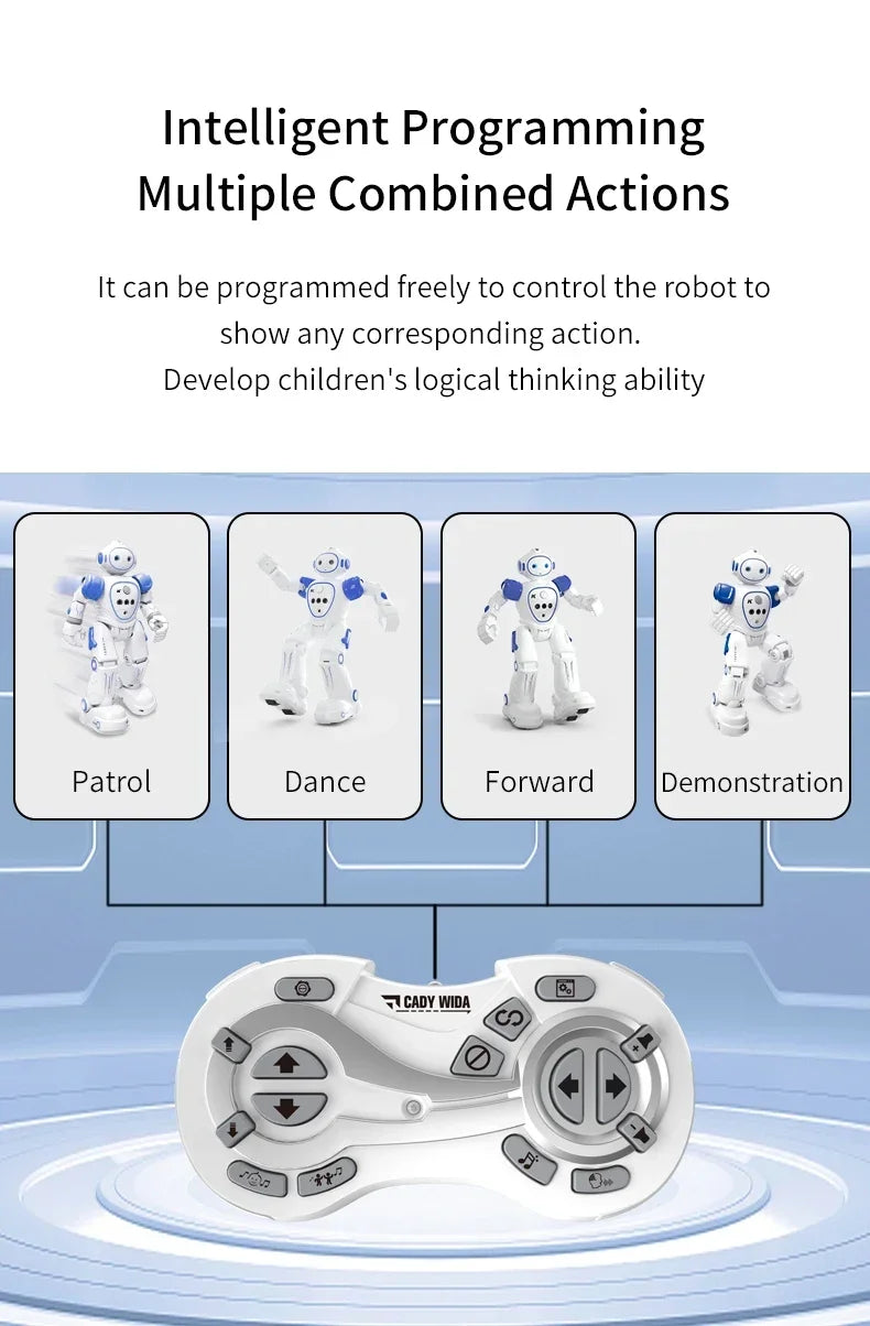 JJRC Robot Intelligent – Télécommande, Gestes & Programmation