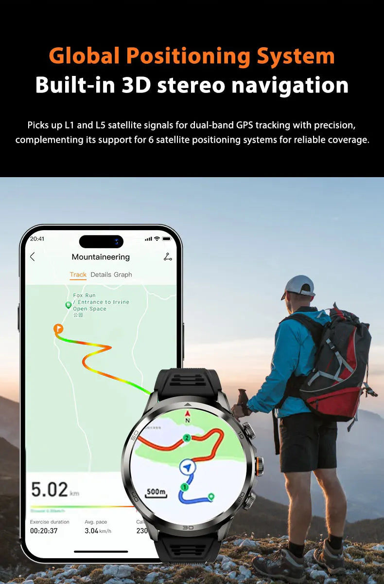 ⌚ Montre Connectée GOLDENSPIKE H19 – Performance & Élégance Intelligente
