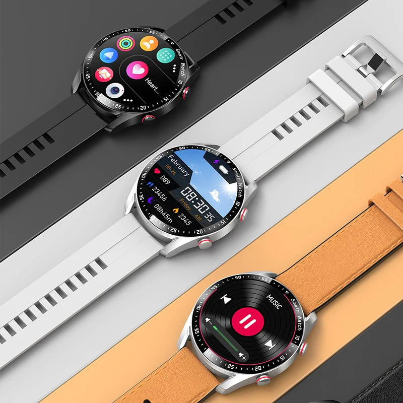 Montre Connectée Bluetooth ChiBear – Écran Rond HD 1.28’’ (IP67)