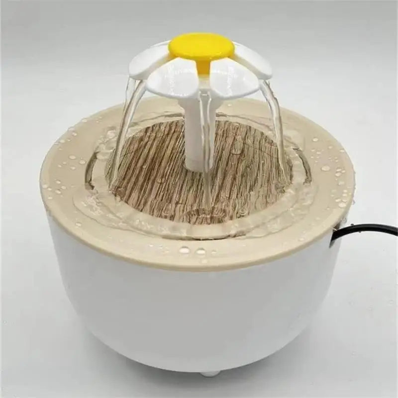 Fontaine à eau automatique 1,2 L pour chat et chien — filtrante et silencieuse