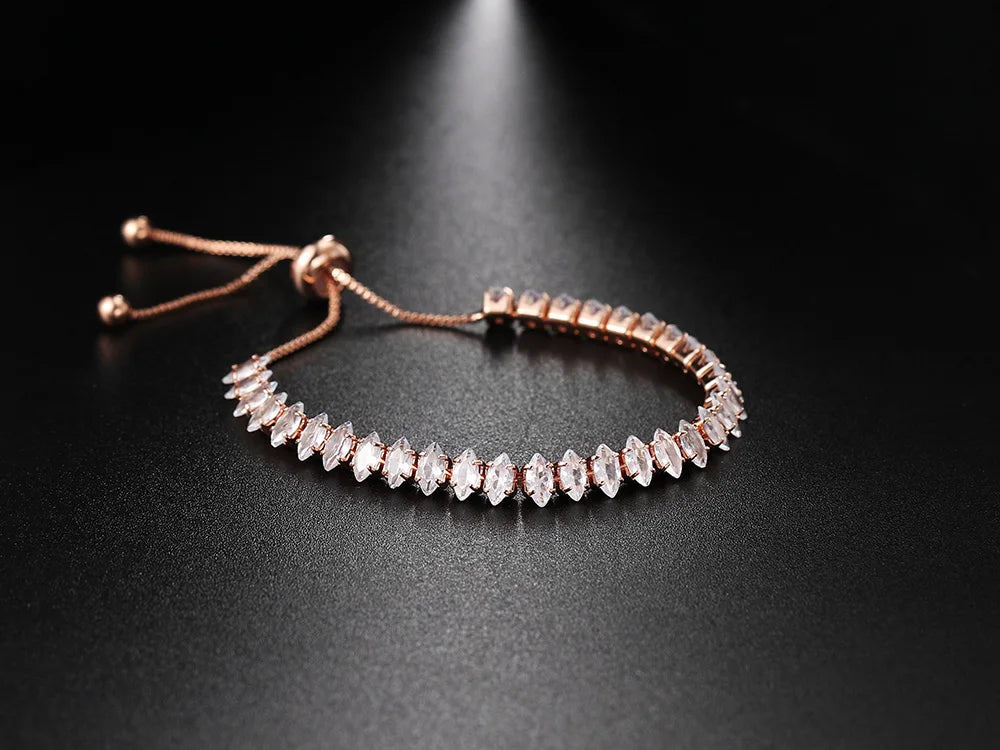 Bracelet Tennis Diamant – Zircone AAA+ Éclat Ultra-Brillant (Plusieurs Tailles)