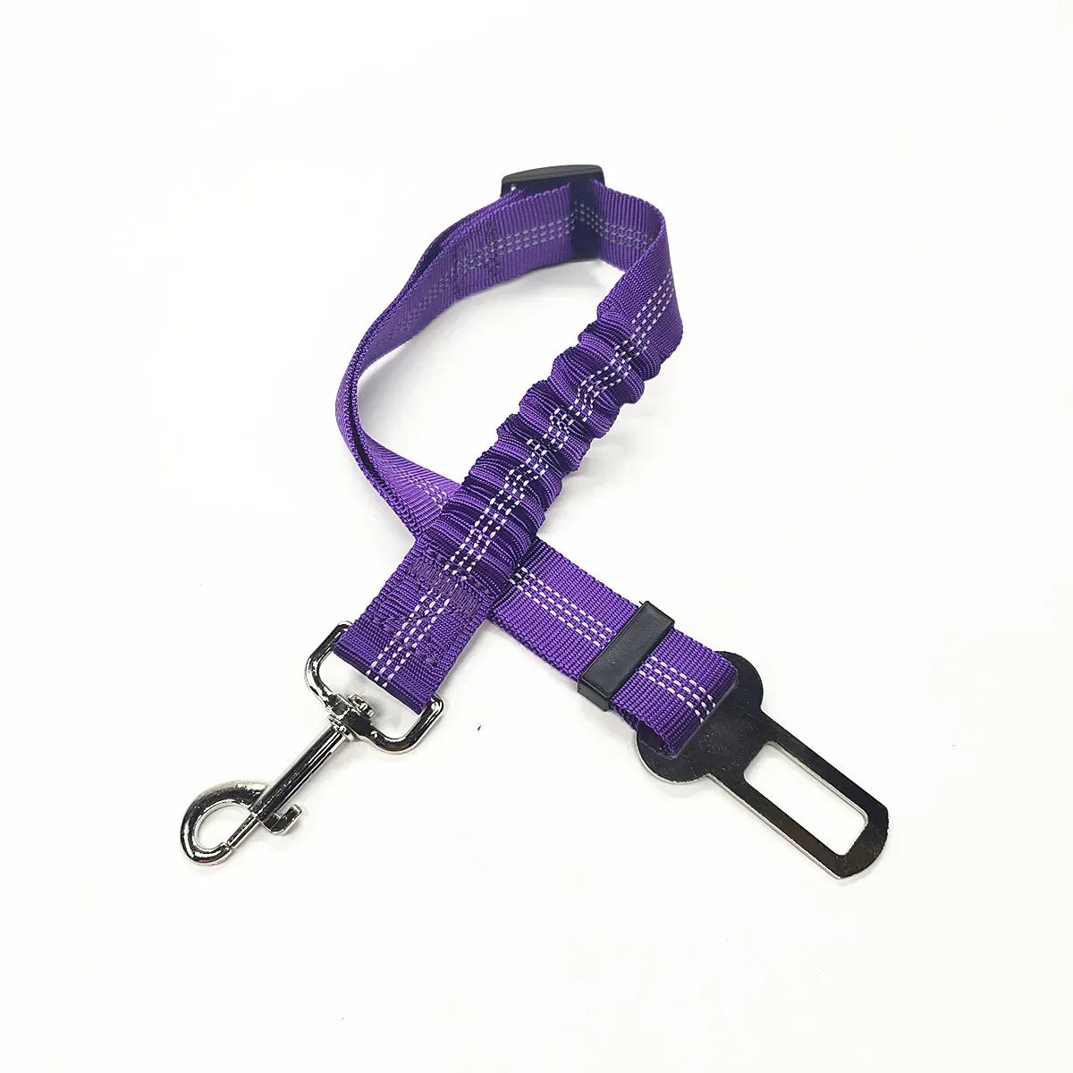 Ceinture de sécurité voiture réglable pour chien — attache harnais