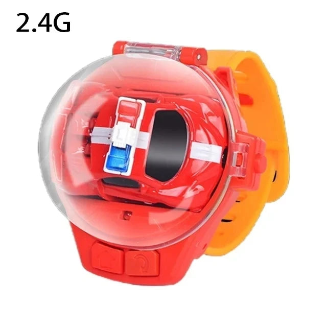 Mini Montre Voiture RC LED – Jouet Télécommandé 2.4GHz (Enfants)