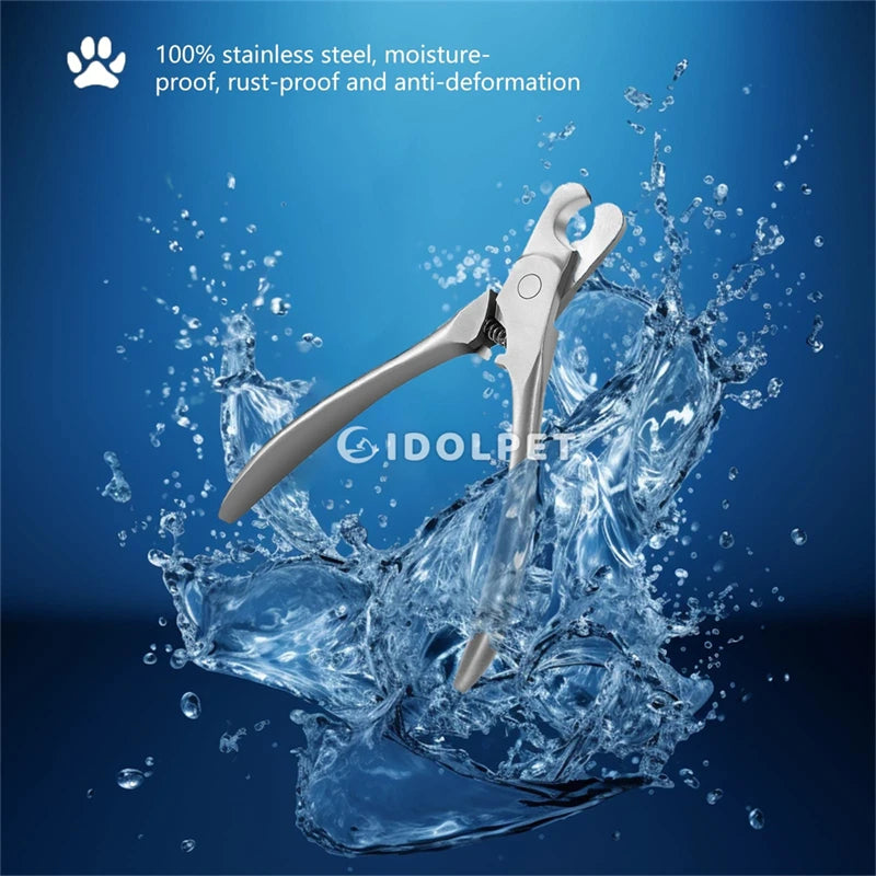 Coupe-griffes professionnel en inox pour chien et chat