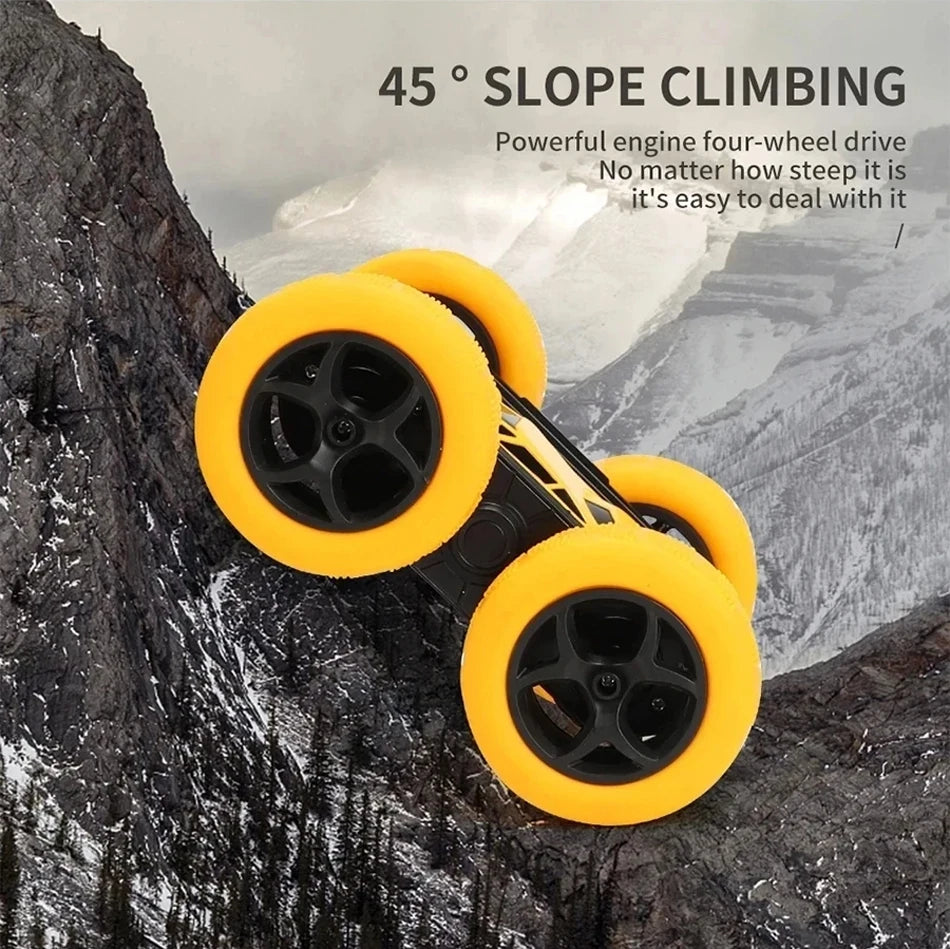 Voiture Cascade RC Double Face – 360° Rotation, 2.4GHz, Off-Road – Enfants & Adultes