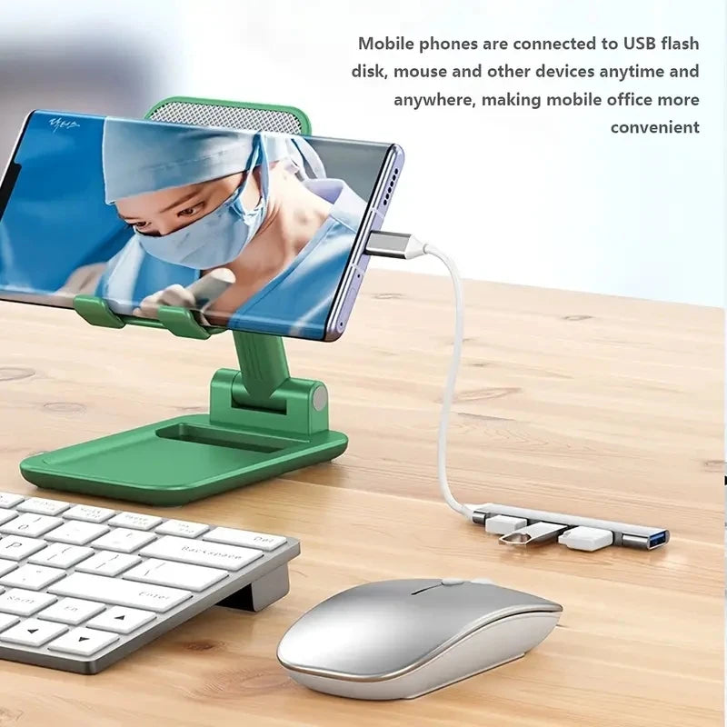 Adaptateur USB-C Hub 4 Ports OTG – Multi-Splitter pour MacBook, PC & Smartphones