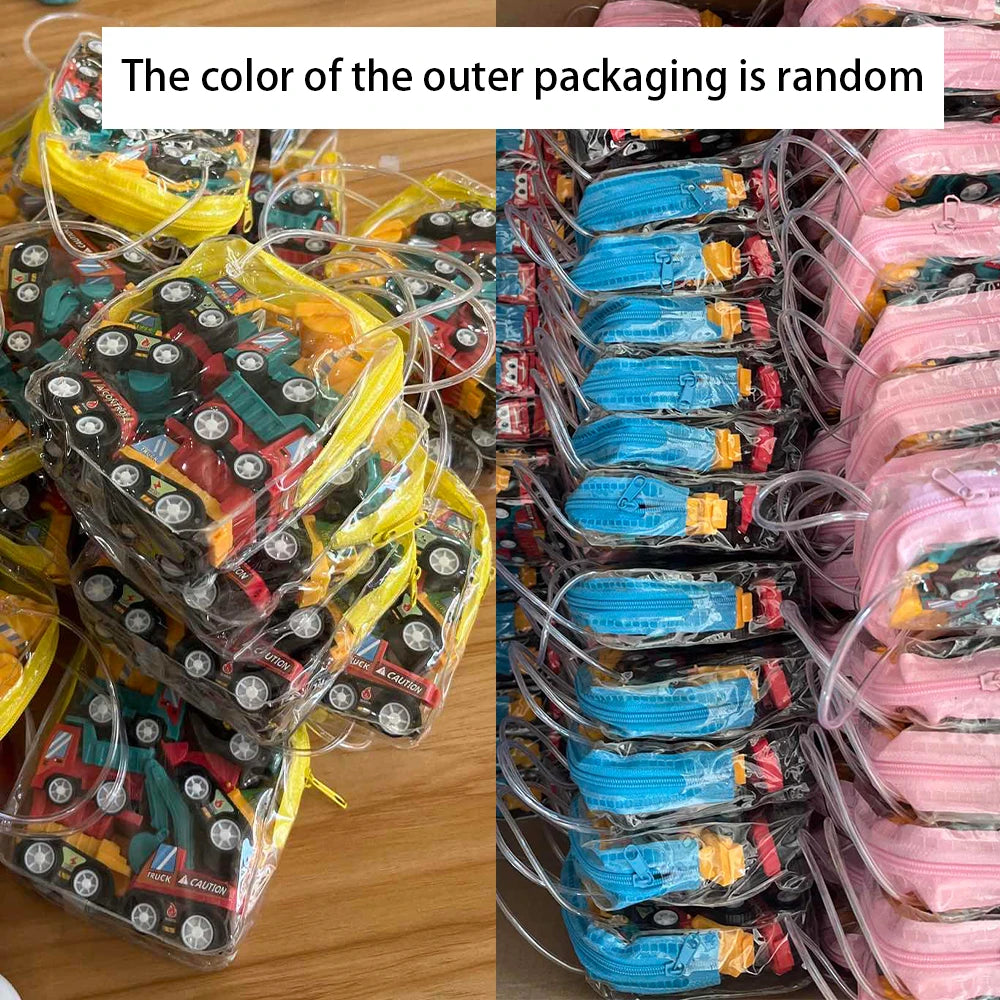 Set 6PCS Mini Voitures Inertielles – Véhicules de Construction & Dessin Animé