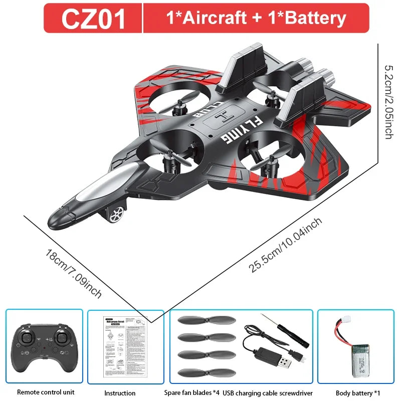 Avion RC en Mousse EPP – Planeur Cascade Électrique, Résistant aux Chocs (CZ01 / CZ36 / K500 Max)
