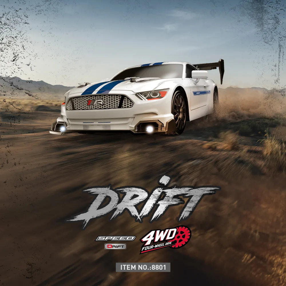 Voiture RC Drift 1:24 – Mustang 4WD & Modèles Sport