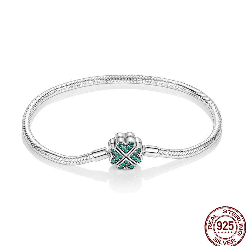 Bracelet en Argent 925 – Cœur Pavé Zircone & Infinity – 17 à 20 cm