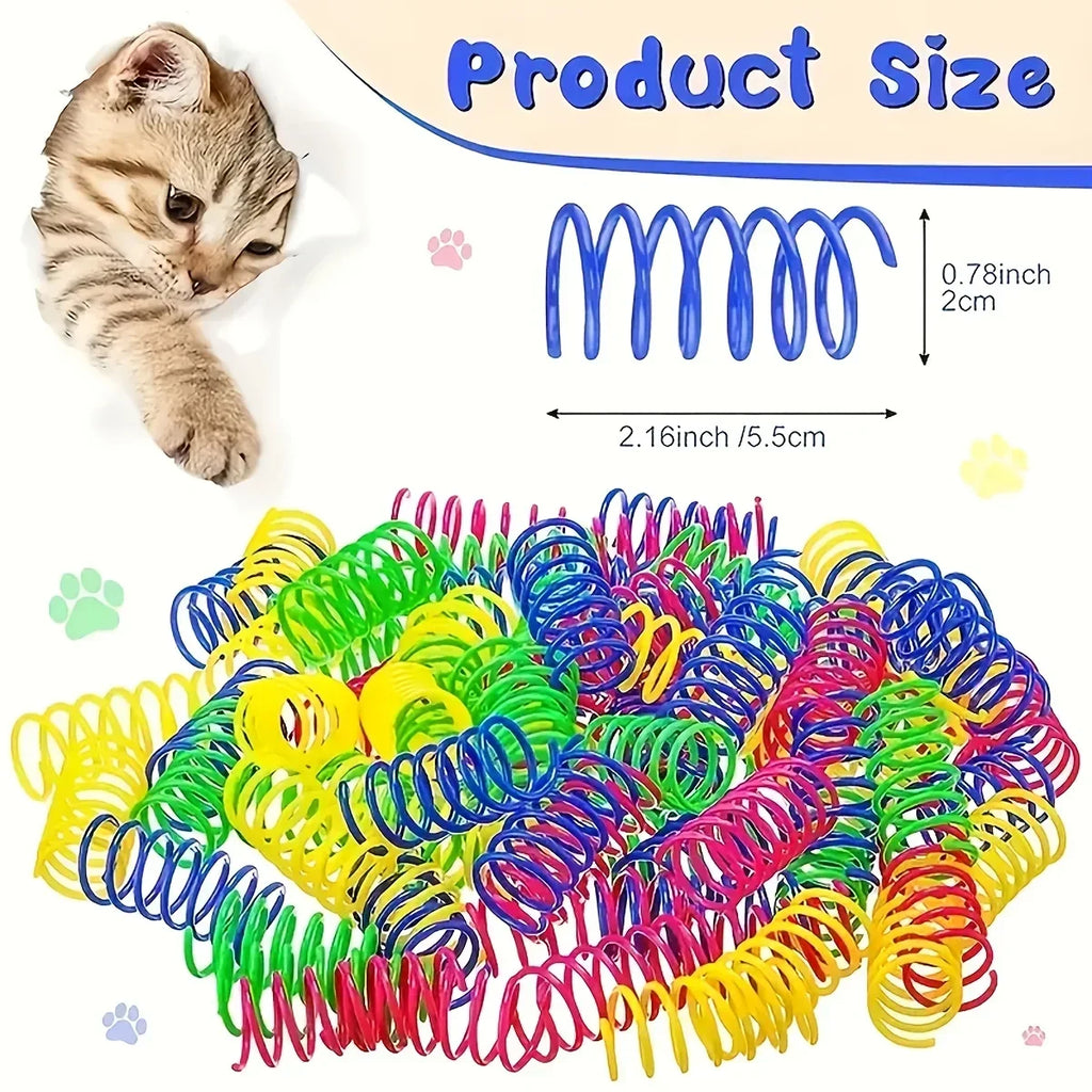 Lot de jouets pour chat — assortiment plastique et peluche